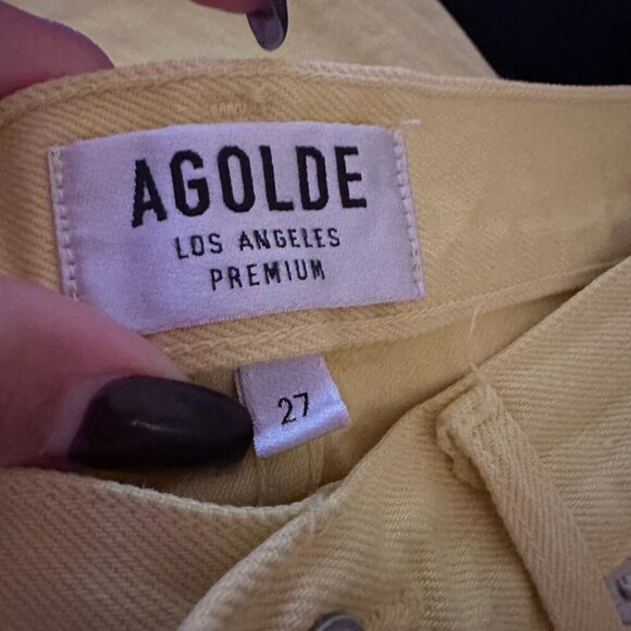 Agolde Riley Jean‎  Lemon size 27 - Picture 8 of 8